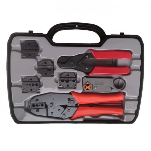 Инструмент Комплект для обжима коаксиального кабеля 8D, 5D Купить Инструмент Комплект для обжима коаксиального кабеля 8D, 5D в
