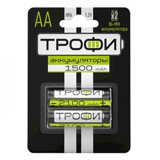Трофи HR6-2BL 1500mAh (20/240/17280) Купить Трофи HR6-2BL 1500mAh (20/240/17280) в