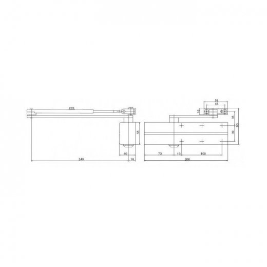 Abloy DC140----9016 (белый) Купить Abloy DC140----9016 (белый) в