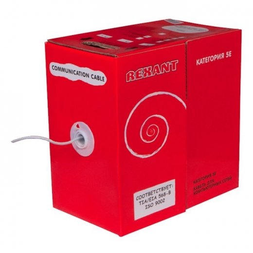 Rexant FTP 4PR 24AWG CAT5e (305 м) Купить Rexant FTP 4PR 24AWG CAT5e (305 м) в