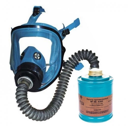 Противогаз ППФ-5Б с фильтром ФК-5Б марки A3AX маска МАГ Купить Противогаз ППФ-5Б с фильтром ФК-5Б марки A3AX маска МАГ в