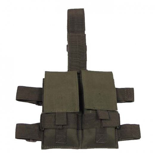 Подсумок двойной набедренный олива Купить Подсумок двойной набедренный олива в