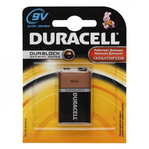 Duracell 6LR61-1BL /6LF22-1BL (10/6160) Купить Duracell 6LR61-1BL /6LF22-1BL (10/6160) в
