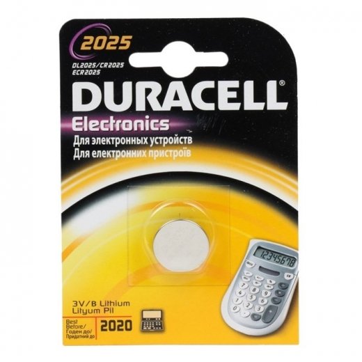 Duracell CR2025 (10/100/12800) Купить Duracell CR2025 (10/100/12800) в