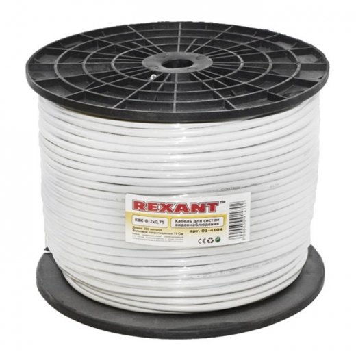 Rexant КВК-В + 2x0.75 мм (200 м) Купить Rexant КВК-В + 2x0.75 мм (200 м) в