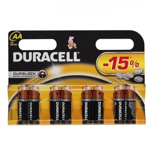 Duracell LR6-8BL BASIC (8/96/18240) Купить Duracell LR6-8BL BASIC (8/96/18240) в