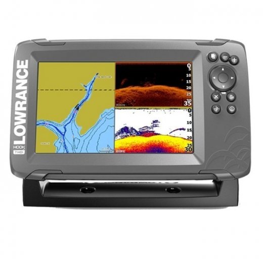 Эхолот-картплоттер Lowrance Hook2-7 с датчиком SplitShot Купить Эхолот-картплоттер Lowrance Hook2-7 с датчиком SplitShot в
