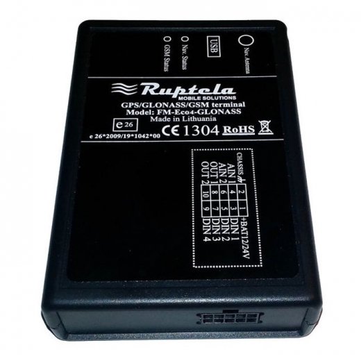 Автомобильный трекер Ruptela FM-Eco4 Glonass Купить Автомобильный трекер Ruptela FM-Eco4 Glonass в