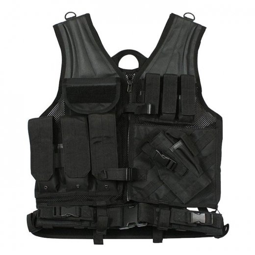 Жилет разгрузочный Rothco Cross Draw MOLLE Tactical Black Купить Жилет разгрузочный Rothco Cross Draw MOLLE Tactical Black в