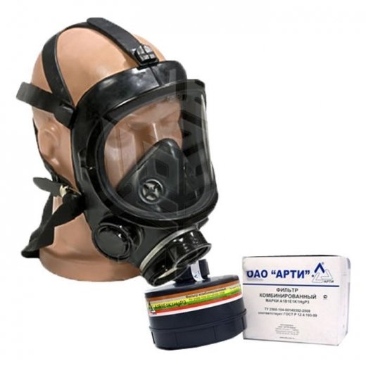 Противогаз ППФ-1 с ППМ-88 с ФК "ИЗОД" марки А1В1Е1К1HgР3 D Купить Противогаз ППФ-1 с ППМ-88 с ФК "ИЗОД" марки А1В1Е1К1HgР3 D в