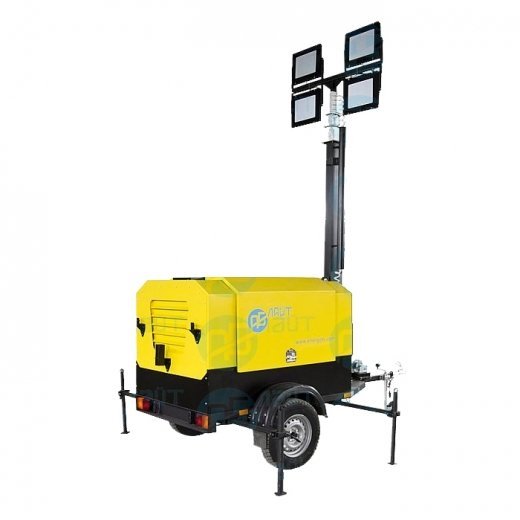 Передвижная осветительная установка ПОУ-4*300LED-9.0М-10.0GXD Купить Передвижная осветительная установка ПОУ-4*300LED-9.0М-10.0GXD в