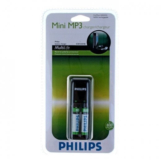Philips Mini MP3 SCB1225 + 2 ААА 800 mAh (4/448) Купить Philips Mini MP3 SCB1225 + 2 ААА 800 mAh (4/448) в