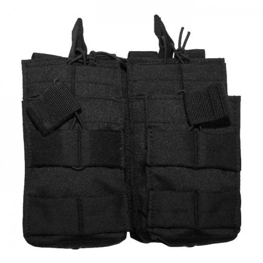 Подсумок MOLLE на 4 магазина черный Купить Подсумок MOLLE на 4 магазина черный в