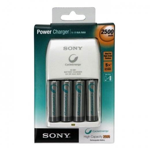 Sony Power Charger+ 4 AA 2500mAh (10/640) Купить Sony Power Charger+ 4 AA 2500mAh (10/640) в