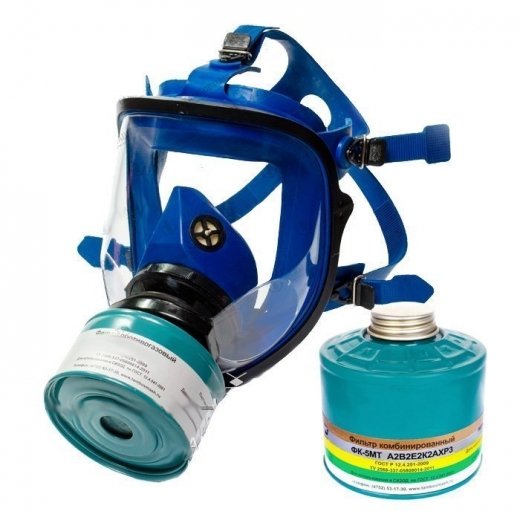 Противогаз ППФ-5М с фильтром ФК-5МТ марки A2B2E2K2AXP3 маска МАГ Купить Противогаз ППФ-5М с фильтром ФК-5МТ марки A2B2E2K2AXP3 маска МАГ в