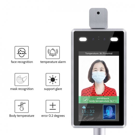 Бесконтактная инфракрасная камера для определения температуры тела с распознаванием лиц Купить Бесконтактная инфракрасная камера для определения температуры тела с распознаванием лиц в