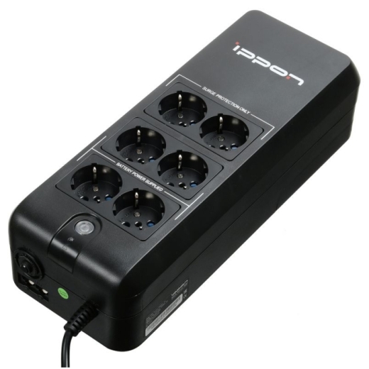 Купить ИБП Ippon Back Verso 600 300Вт 600ВА Черный в 