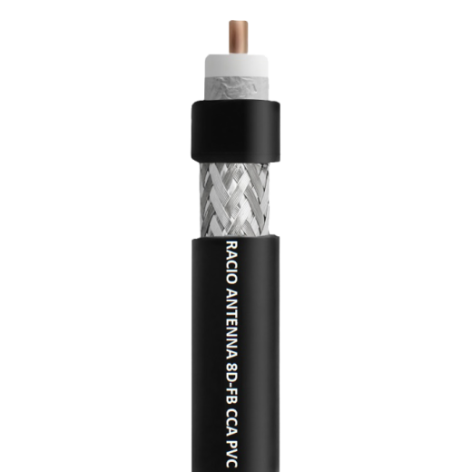 Коаксиальный кабель Racio Antenna 8D-FB CCA PVC Купить Коаксиальный кабель Racio Antenna 8D-FB CCA PVC в