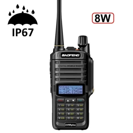 Рация Baofeng UV-9R Plus ip67 8 Ватт (с гарнитурой) Купить Рация Baofeng UV-9R Plus ip67 8 Ватт (с гарнитурой) в