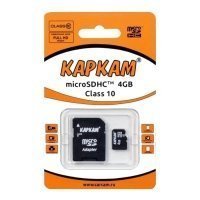 Купить Карта памяти Каркам 4GB microSDHC 10Class UHS-I в 
