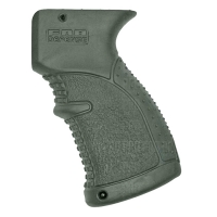 Купить Рукоятка прорезиненная для AK47/74/САЙГА зеленая в 