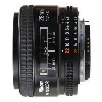 Купить Объектив Nikkor AF 28 mm F/2.8 D в Москве с доставкой по всей России