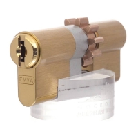Купить Цилиндр EVVA MCS L62 (ключ-ключ,шестеренка,золото,функция BSZ) в Москве с доставкой по всей России