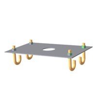 Купить BFT монтажное основание для шлагбаумов MBU03 в 