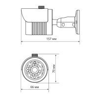 Уличная IP-камера Praxis PB-7141IP 3.6 A/SD