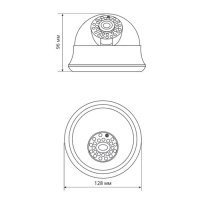Купольная IP-камера Praxis PP-7141IP 2.8-12 A/SD