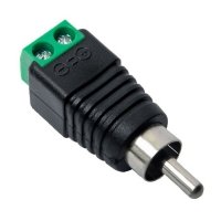 Купить Разъем RCA Optimus штекер с клеммной колодкой (20шт) в Москве с доставкой по всей России