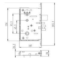 Электронный замок Bonwin BW803SC-Q