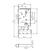 Электронный замок Bonwin BW803SC-A