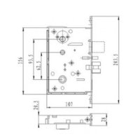 Электронный замок Bonwin BW803BG-M