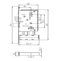 Электронный замок Bonwin BW823SB-F
