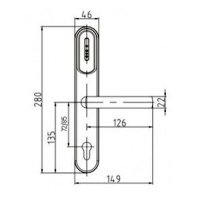 Электронный замок AYT 929-3-DI