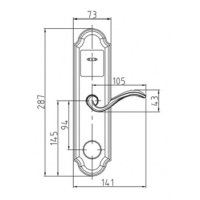 Электронный замок AYT 998SL-DI