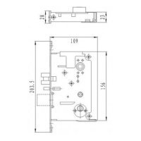 Электронный замок Bonwin BW803BG-T6 ANSI