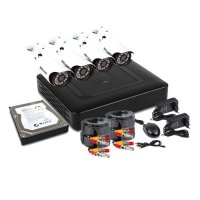 Купить Комплект PROconnect, 4 наружные камеры AHD-M, с HDD 1Tб в 