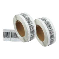 РЧ этикетки Китай, 40х40 мм, штрих-код