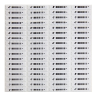 АМ этикетки Sensormatic ZLVPLS2 с ложным ш/кодом