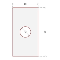 Купить Наклейка для датчика систем защиты на стеллажах 26x50 мм в 