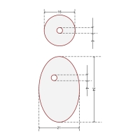 Купить Наклейка для датчика систем защиты на стеллажах (Стикер Альфа) в 