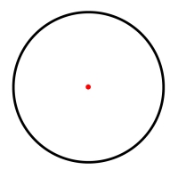 Коллиматорный прицел Hawke Reflex Red Dot Sight ~ Digital Control Large(5 МОА)