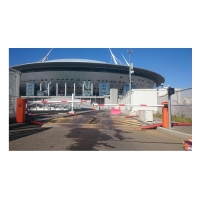 Шлагбаум автоматический Стандарт-Арктик с прямоугольной стрелой 4м