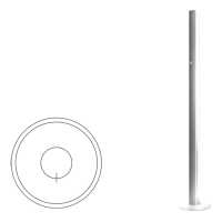 Купить Praktika Стойка ограждения с отверстием под фиксатор базовая в Москве с доставкой по всей России