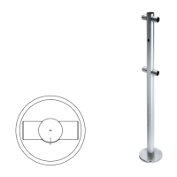Купить Praktika Стойка ограждения c отверстием под фиксатор I- образная в 