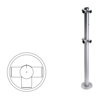 Купить Praktika Стойка ограждения Т-образная с отверстием под фиксатор в 