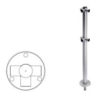 Купить Praktika Стойка ограждения Т-образная съемная в 