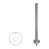 Купить Praktika Стойка ограждения базовая съемная с отверстием под фиксатор в 